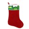 Northlight 24" Red and Green Traditional Sequined Cuff Christmas Stocking